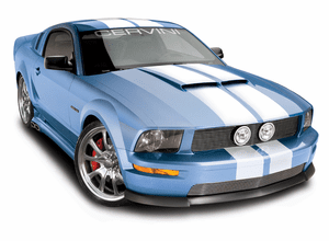 05-09 Mustang Upper Billet Grille w/ Inboard Fog Lights