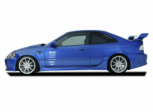 99-00 Civic Fiberglass Fenders